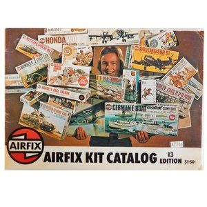 Vintage 1976 Toy Catalog Airfix Kit Catalog Edition 13 Plastic Models Space +